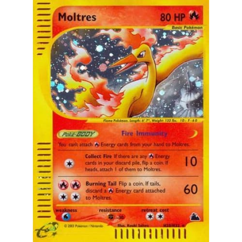 Moltres (H20/182) Holo Rare Holofoil - Single