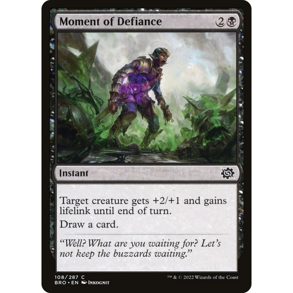 Moment of Defiance (BRO-108) - Single