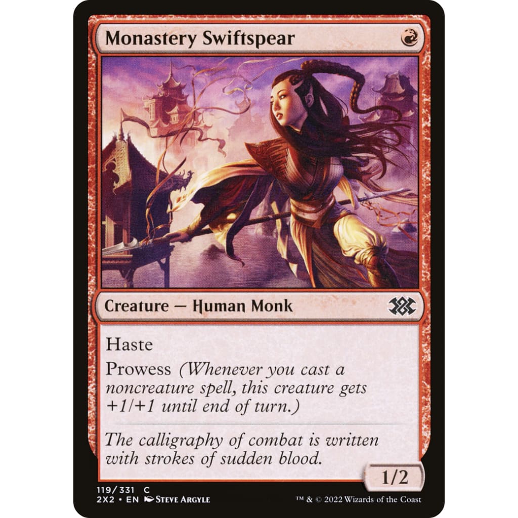 Monastery Swiftspear (2X2-119) - Single