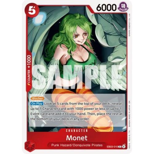 Monet EB03-010 R Extra Booster: One Piece Heroines Edition