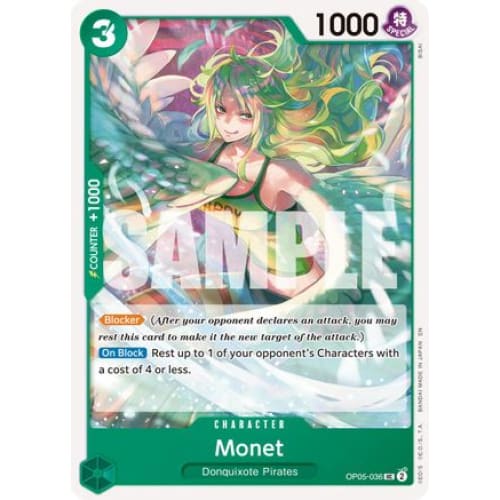 Monet (Reprint) OP05-036 UC Premium Booster -The Best- Vol.