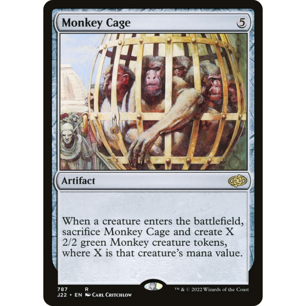 Monkey Cage (J22-787) - Single
