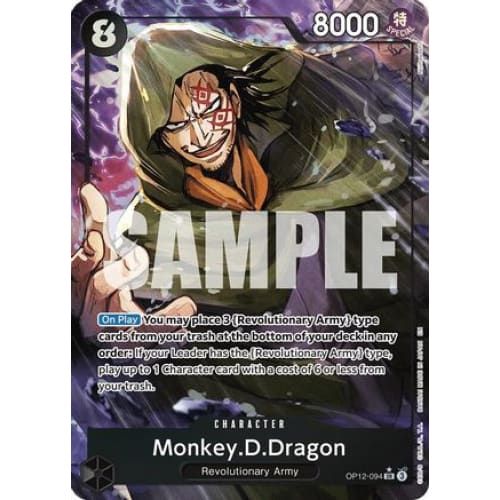 Monkey.D.Dragon (Alternate Art) OP12-094 SR Legacy