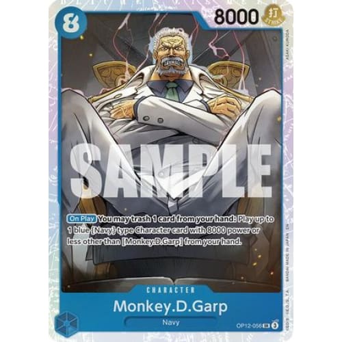 Monkey.D.Garp OP12-056 SR Legacy of the Master Foil - Single