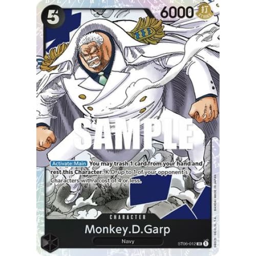Monkey.D.Garp ST06-012 SR Starter Deck 6: Absolute Justice