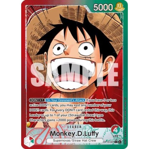 Monkey.D.Luffy (001) (Alternate Art) OP13-001 L Carrying