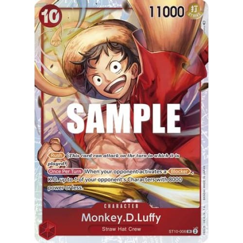 Monkey.D.Luffy (006) ST10-006 SR Ultra Deck: The Three