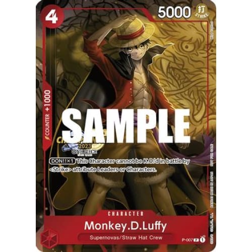 Monkey.D.Luffy (007) (CS 2023 Celebration Pack) P-007 PR