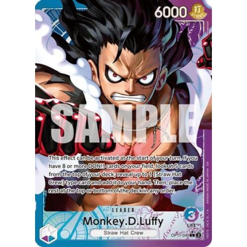 Monkey.D.Luffy (040) (Alternate Art) OP11-040 L A Fist