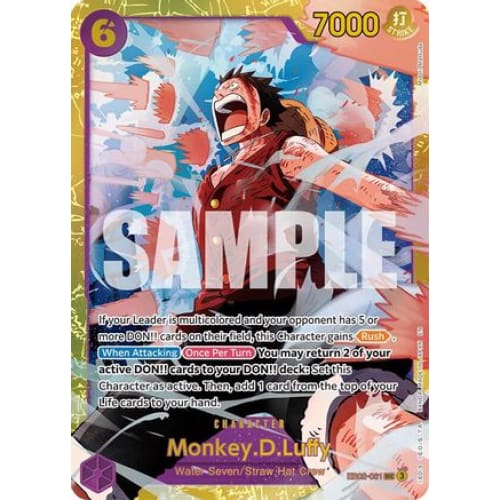 Monkey.D.Luffy (061) EB02-061 SEC Extra Booster: Anime 25th