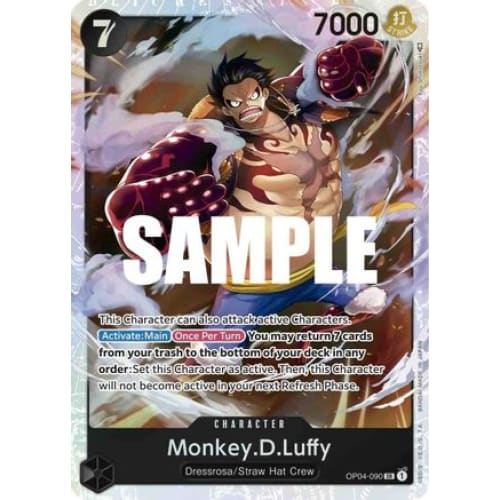 Monkey.D.Luffy (090) OP04-090 SR Kingdoms of Intrigue Foil