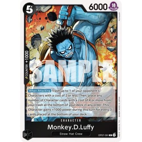 Monkey.D.Luffy (091) OP07-091 R 500 Years in the Future