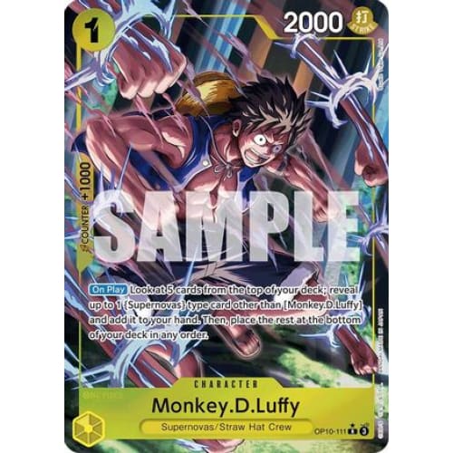 Monkey.D.Luffy (111) (Parallel) OP10-111 R Royal Blood Foil