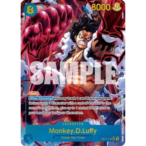 Monkey.D.Luffy (118) (Alternate Art) OP11-118 SEC A Fist