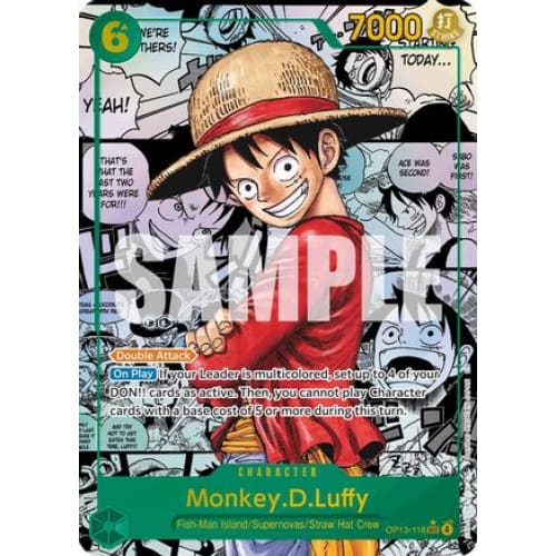 Monkey.D.Luffy (118) (Manga) OP13-118 SEC Carrying On His