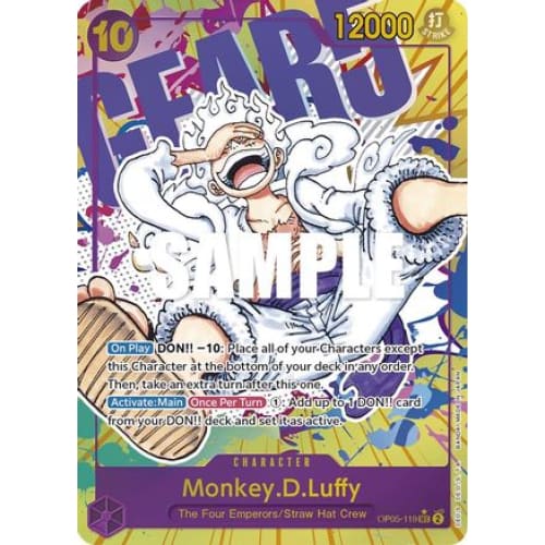 Monkey.D.Luffy (119) (Alternate Art) OP05-119 SEC Awakening