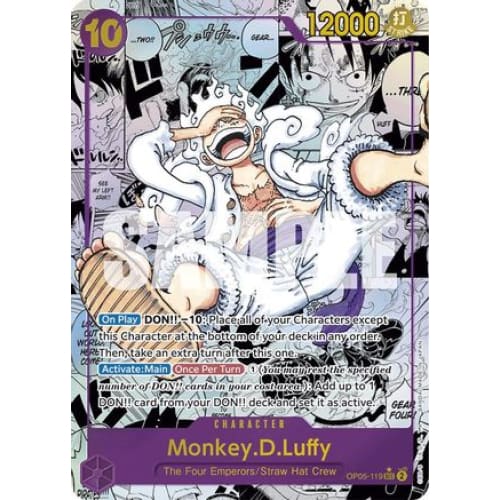 Monkey.D.Luffy (OP05-119) (Manga) OP05-119 SEC Premium