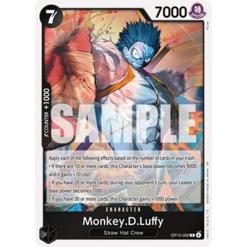 Monkey.D.Luffy (OP15-092) OP15-092 R Adventure on Kami’s
