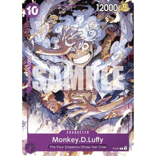 Monkey.D.Luffy (P-041) P-041 PR Starter Deck 18: PURPLE