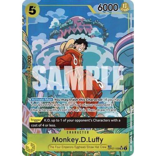 Monkey.D.Luffy (SP) OP07-109 SR Two Legends Foil - Single