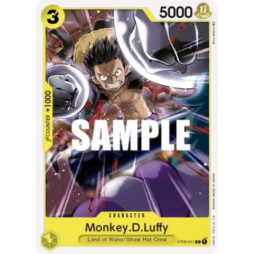Monkey.D.Luffy ST09-011 C Starter Deck 9: Yamato - Single