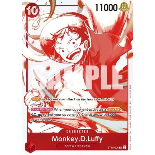 Monkey.D.Luffy - ST10-006 (3rd Anniversary Treasure