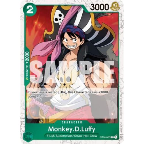 Monkey.D.Luffy - ST16-005 (Pirate Foil) C Premium Booster