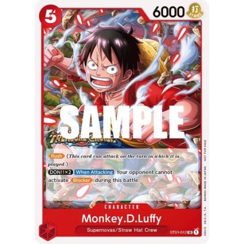 Monkey.D.Luffy (Tournament Pack Vol. 5) ST01-012 SR