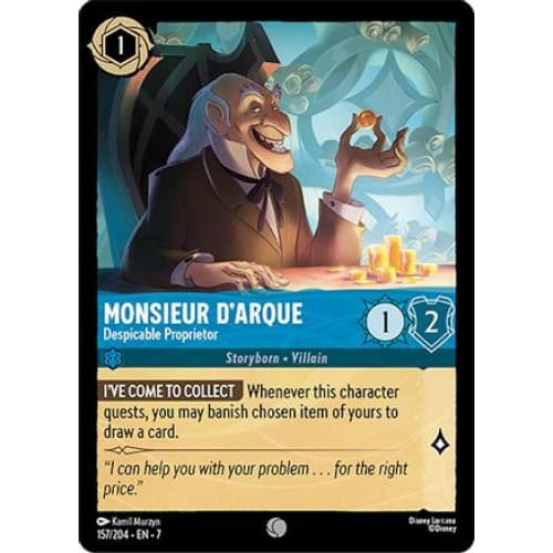 Monsieur D’Arque - Despicable Proprietor (157/204)