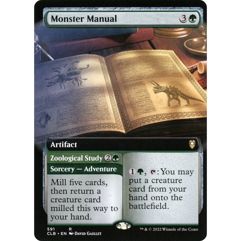 Monster Manual // Zoological Study (CLB): (Extended Art)