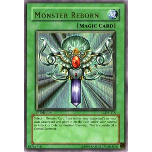 Monster Reborn (LOB-118) Ultra Rare Unlimited - Single