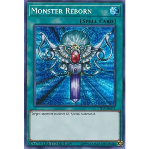 Monster Reborn - TN19-EN011 Prismatic Secret Rare Limited