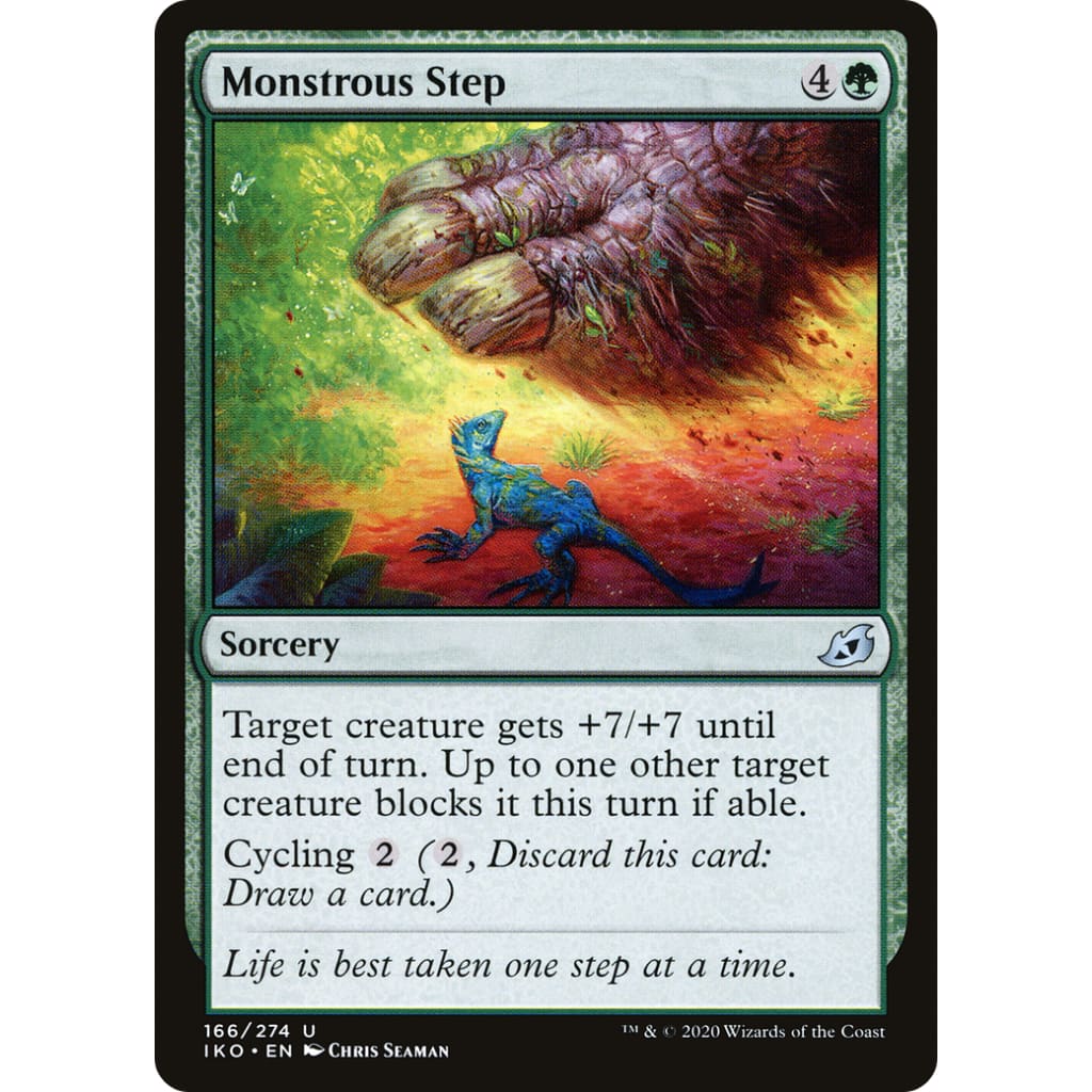 Monstrous Step (IKO-166) Foil - Single