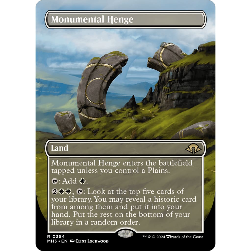 Monumental Henge (MH3-354) (Borderless) - Single