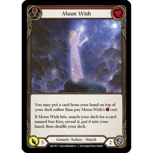 Moon Wish (Red) (ARCANE RISING) Unlimited Edition Rainbow