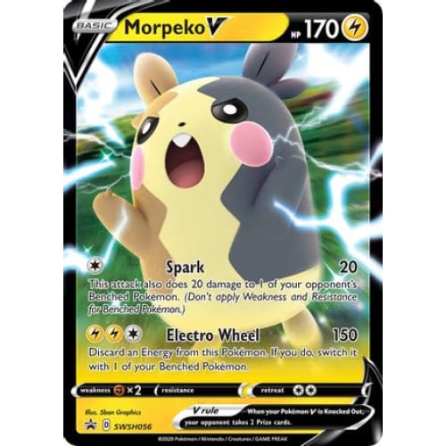 Morpeko V (SWSH056/184) Promo Holofoil - Single