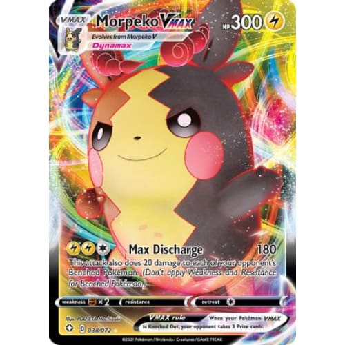 Morpeko VMAX (038/072) Holo Rare Holofoil - Single