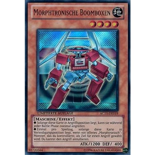 Morphtronic Boomboxen (German) - ’Morphtronische Boomboxen’