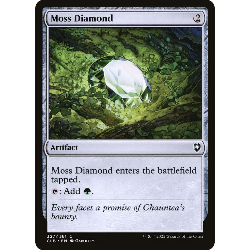 Moss Diamond (CLB-327) - Single