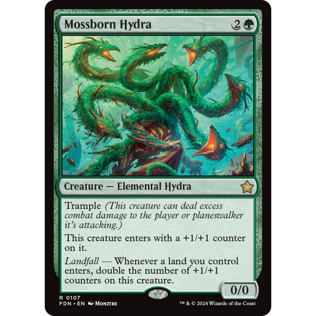 Mossborn Hydra (FDN-107) - Single