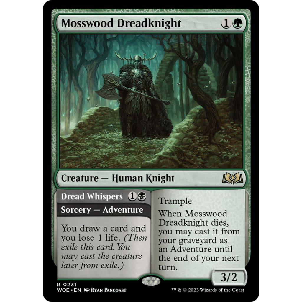 Mosswood Dreadknight // Dread Whispers (WOE-231) - Single