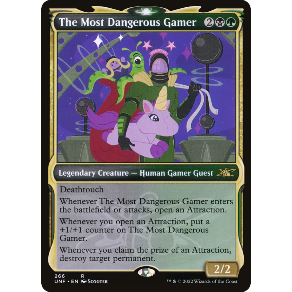 The Most Dangerous Gamer (UNF-266): (Showcase) Foil - Single