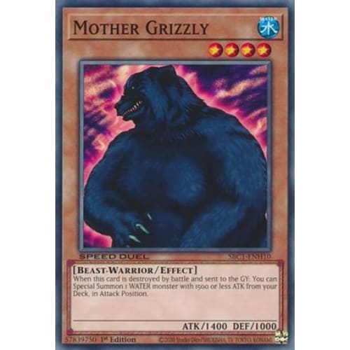 Mother Grizzly - SBC1-ENH10 Common 1st Edition - Single