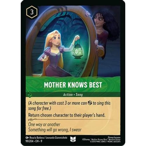Mother Knows Best (99/204) - Fabled Cold Foil - Single