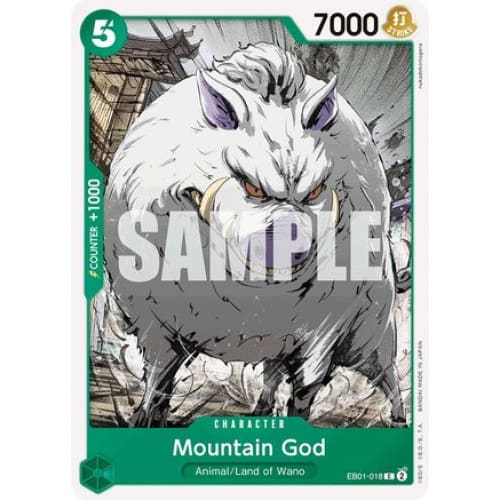 Mountain God EB01-018 C Extra Booster: Memorial Collection