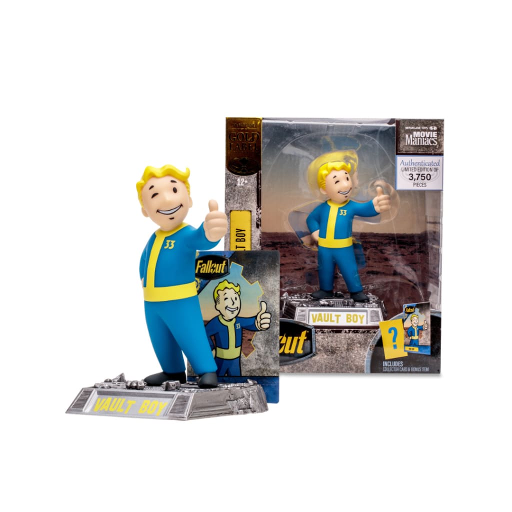 Movie Maniacs Fallout TV Series 6’’ Vault Boy (Gold Label)
