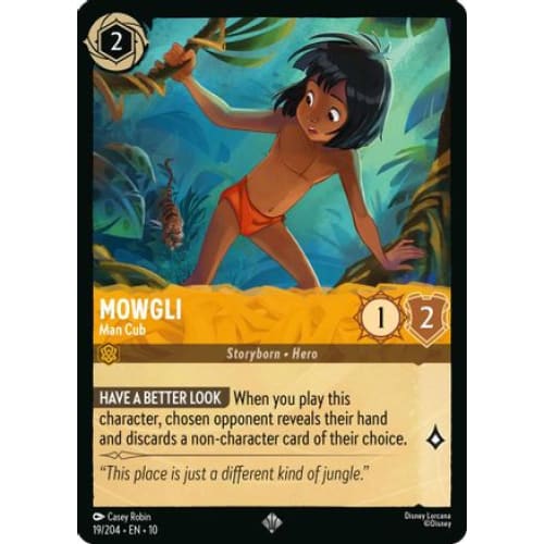 Mowgli - Man Cub (19/204) - Whispers in the Well Cold Foil