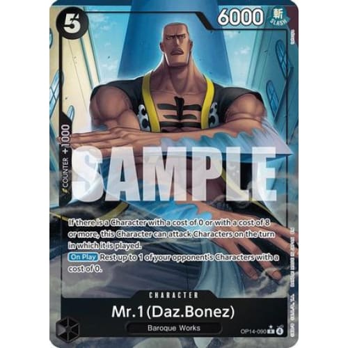 Mr. 1 (Daz.Bonez) (Alternate Art) OP14-090 R The Azure