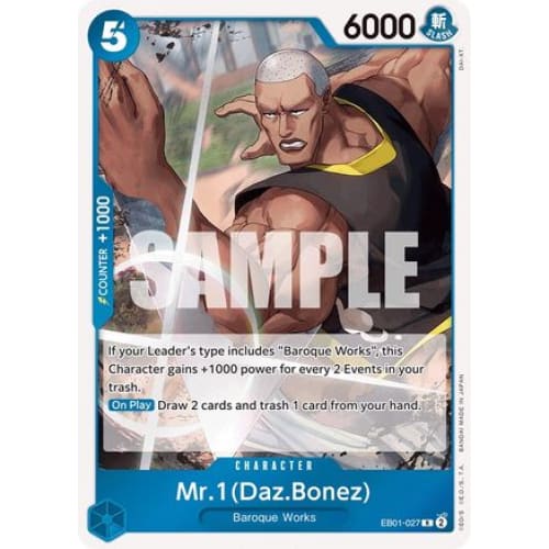 Mr. 1 (Daz.Bonez) EB01-027 R Extra Booster: Memorial