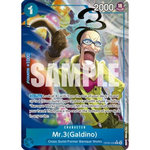Mr.3(Galdino) - OP09-056 (Alternate Art) R Premium Booster